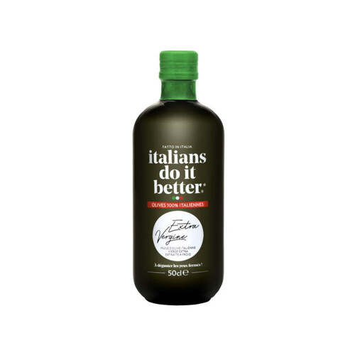 Italian Do It Better huile d'olive verte 100% Italiennes 50cl