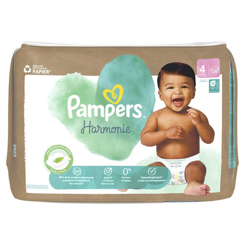 Pampers Harmonie Couches T4 x36