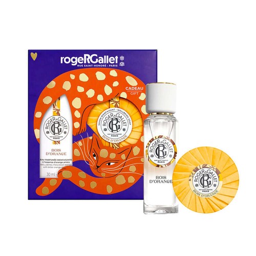 Roger & Gallet Coffret Eau Parfumée Bienfaisante Bois d'Orange 30ml et Savon 100g
