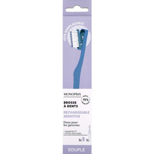 Monoprix Brosse à Dents Rechargeable Sensitive Tête Remplaçable