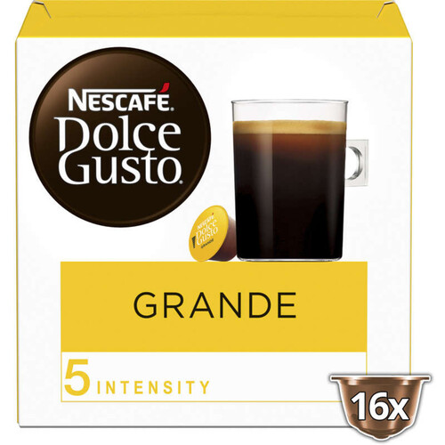Café grande extra crema Dolce Gusto Nescafé x16 dosettes - 136g