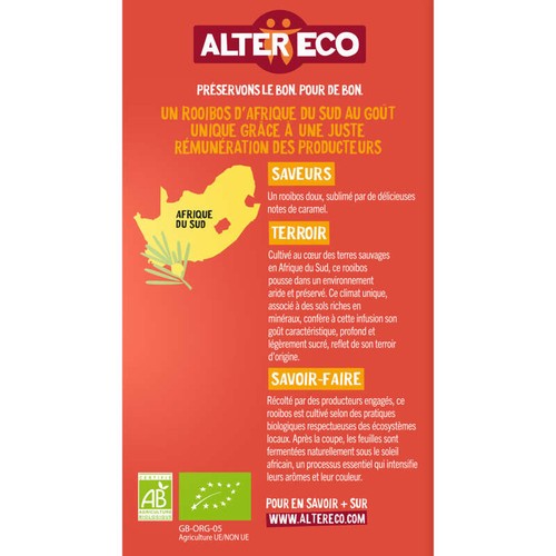Alter Eco Infusion Rooibos Caramel Bio 40g