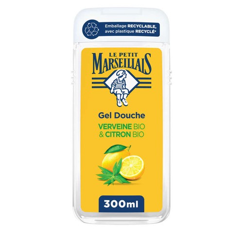 Le Petit Marseillais Gel Douche Extra doux Verveine Bio & citron Bio 300ml