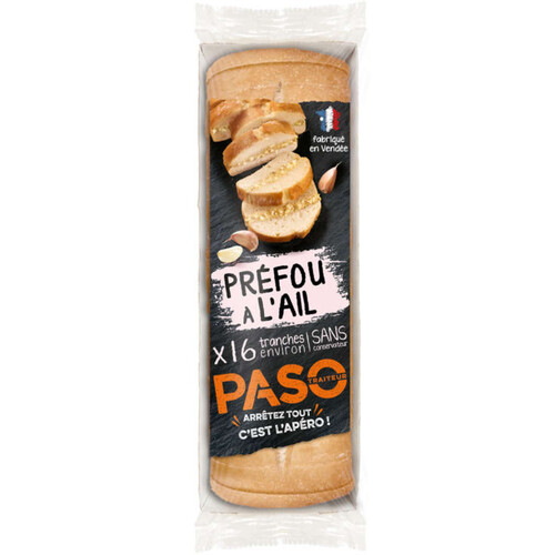 Paso Préfou à l'ail pré tranché 350g