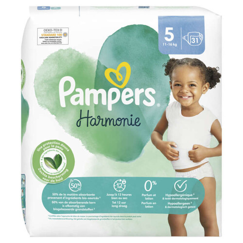 Pampers harmonie couches taille 5 x31