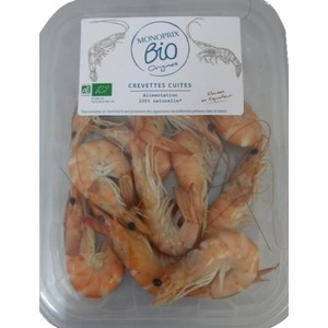 Monoprix Bio Crevettes Cuites 200g