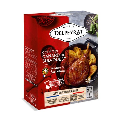 Delpeyrat Confit De Canard Du Sud-Ouest 550g
