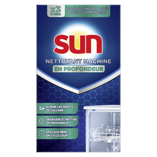 Sun Nettoyant Machine Profond *3 Doses 120g