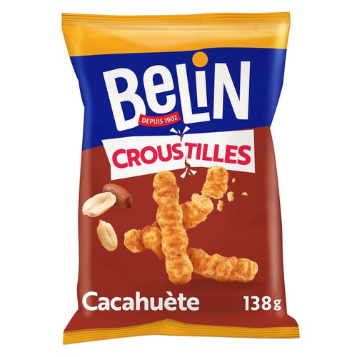 Belin Croustilles Biscuits Apéritifs Cacahuètes 138g
