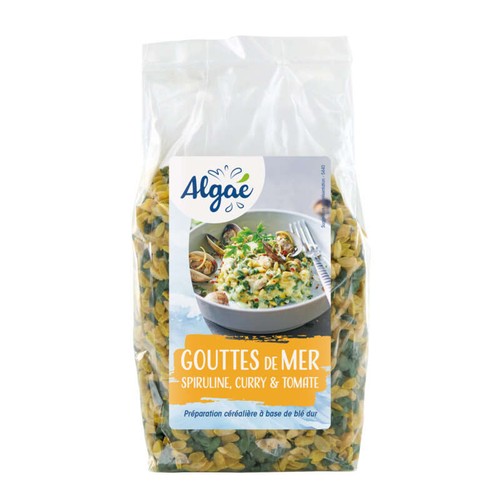 Algaé Gouttes de mer Spiruline Curry et tomate 400g