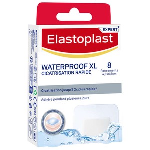 Elastoplast Cicatrisation Rapide Waterproof XL x8 Pansements