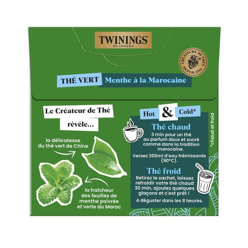 Twinings Thé vert Menthe à la Marocaine x20