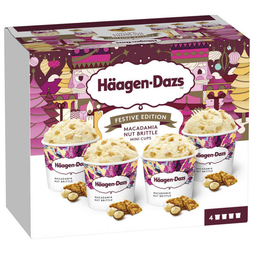 Haagen Dazs Minipot Macadamia Prem 324g