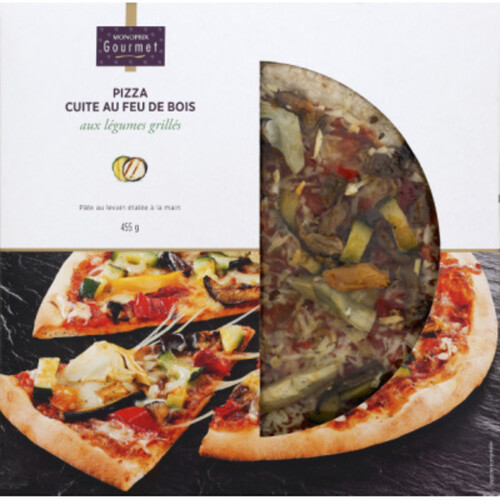 Monoprix Gourmet Pizza Légumes grillés 455g