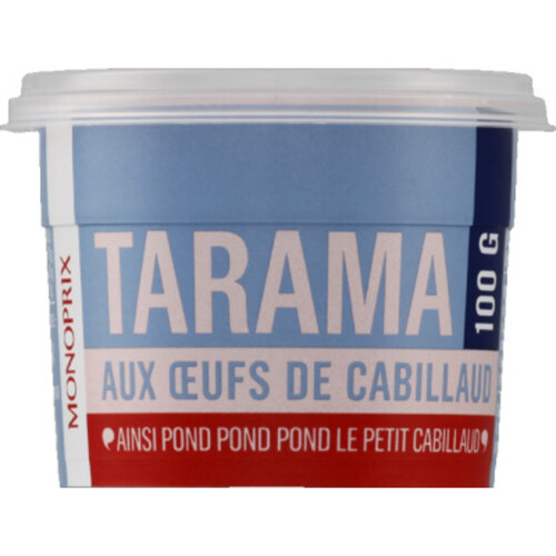 Monoprix Tarama aux Œufs de Cabillaud 100g