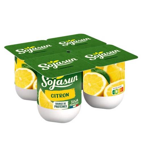 Sojasun Spécialité Au Soja Et Citron 4x100g