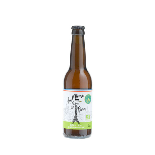 La Môme de paris Bière d’Atmosphère Ipa Bio 33cl