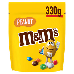 M&M's Bonbons Chocolat au lait & Cacahuètes 330g.