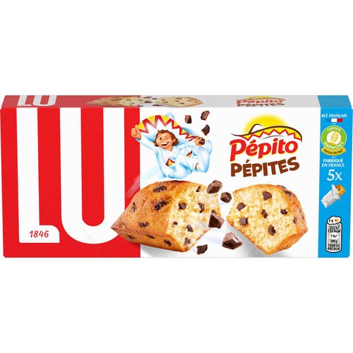 Lu Pepito Gâteaux aux pépites de Chocolat 150g