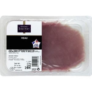 Monoprix Gourmet Escalope De Veau 130g