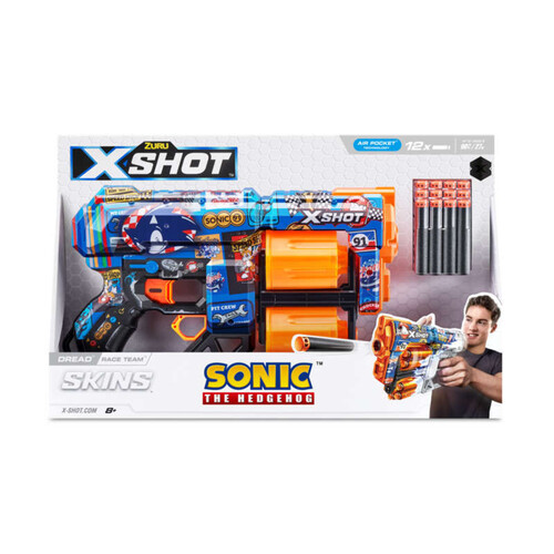 Zuru Pistolet X-Shot Skins Dread Sonic