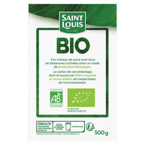 Saint Louis Sucre glace blanc Bio 500g