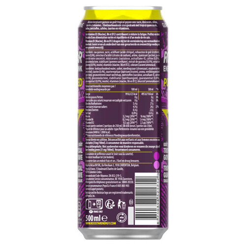 Rockstar Energy Drink Punched goût tropical goyave 50cl