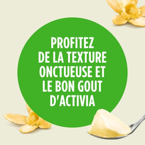 Activia Yaourt vanille bifidus 8x125g