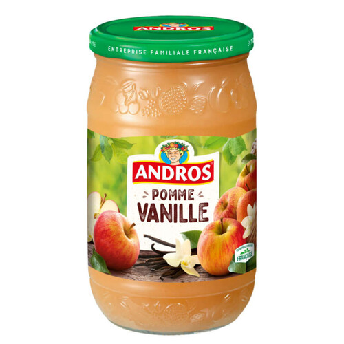 Andros Dessert Pommes Vanille 750G