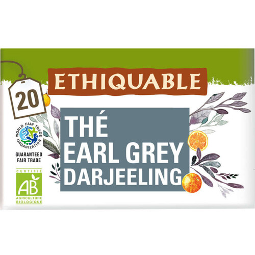 Ethiquable Thé Earl Grey Bio 36G
