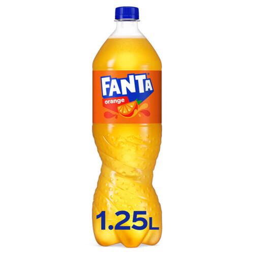 Fanta orange boisson aux fruits gazeuse 1,25l