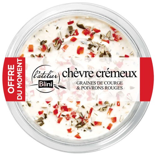 Atelier Blini Au Chevre cremeux 160g Offre promo