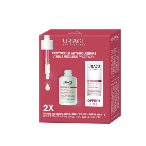 Uriage Coffret Roseliane sérum 30ml + soin anti-rougeurs 15m
