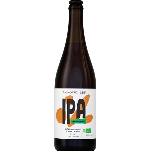 Monoprix Bière IPA au pain 75cl