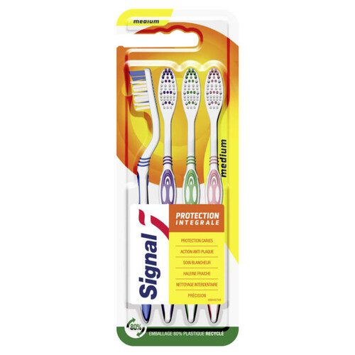 Signal Brosse À Dents Protection Intégrale Médium X4