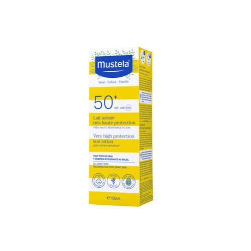 [Para] Mustela Lait Solaire Très Haute Protection SPF50+ 100ml