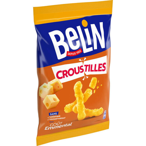 Belin Croustilles Biscuits Apéritifs Emmental 138g