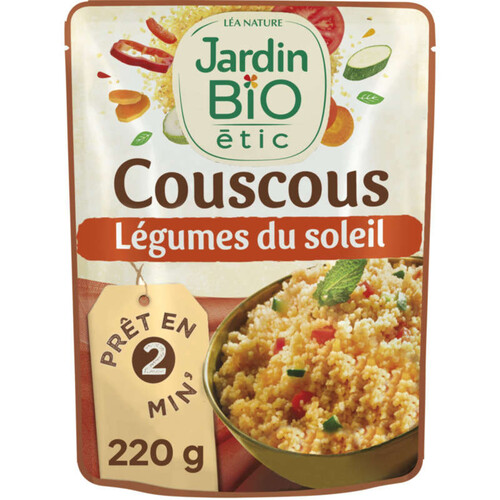 Jardin Bio Couscous Aux Légumes Du Soleil 220g