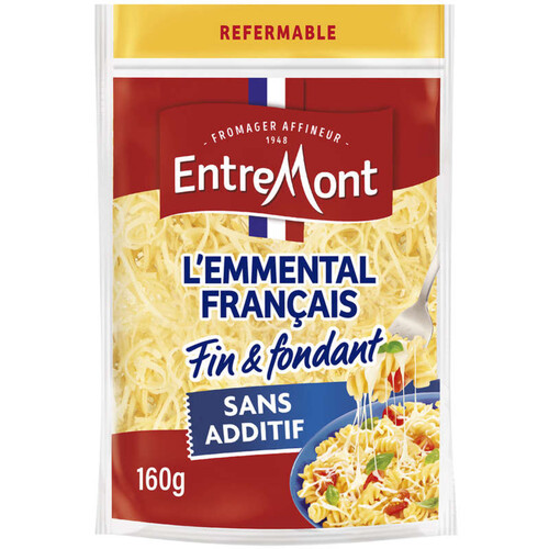 Entremont Emmental Râpé Français Extra Fin 160G