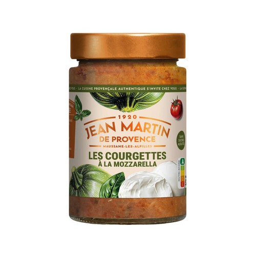 Jean Martin de Provence Courgettes  a la mozzarella 520g
