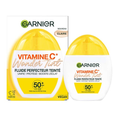 Garnier Fluide perfecteur teinté SPF50+ Vitamine c  40ml