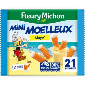 Fleury Michon Mini Moelleux mayonnaise 21 bâtonnets 230g