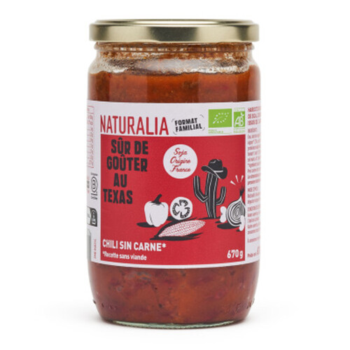 Naturalia Chili sin carne 670g