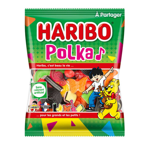 Haribo Bonbons Assortis Polka 300G