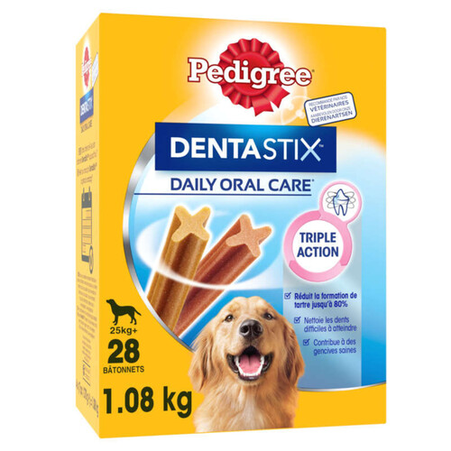 Pedigree Dentastix Bâtonnets pour grand chien 1,08kg