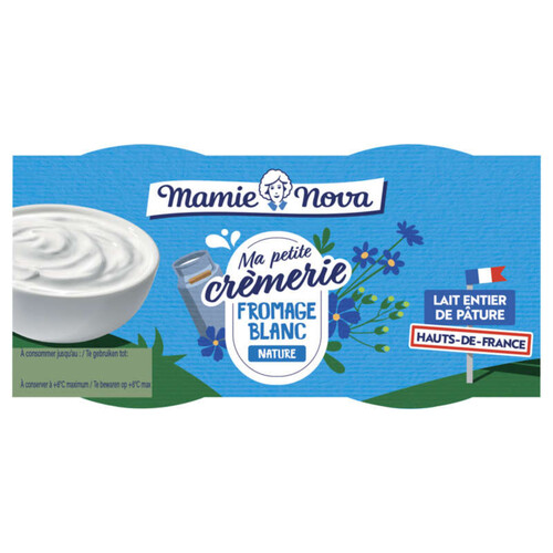 Mamie Nova Ma Petite Crèmerie Fromage Blanc Nature 4*110g