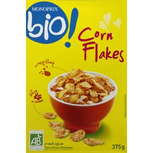 Monoprix Bio Corn Flakes Croustillants 375g