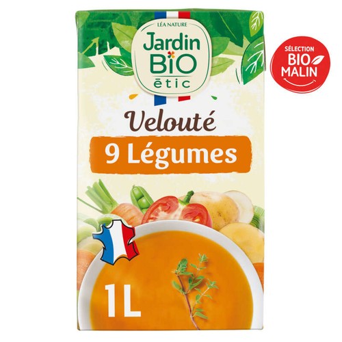 Jardin Bio Velouté Douceur 9 Légumes Bio 1L