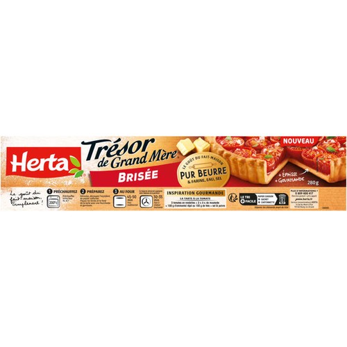 Herta Trésor de Grand Mère Brisée Pur Beurre 280g