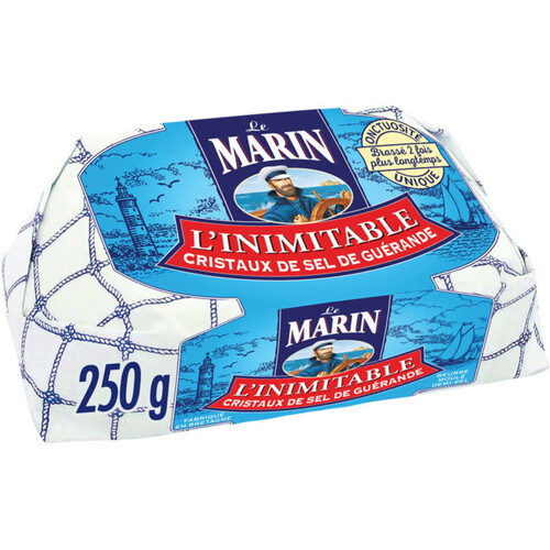 Le Marin Beurre cristaux de sel 80% MG Moulé 250g